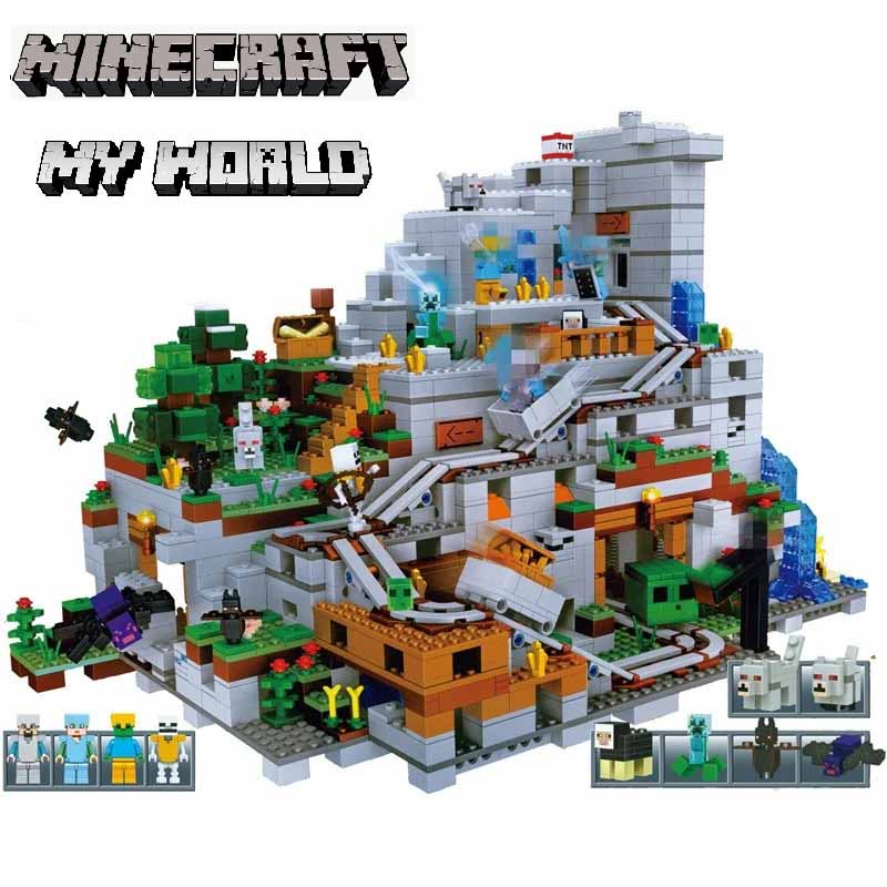 لگو ماینکرافت غار کوهستان Minecraft The Mountain Cave 76010 | ساختنی 2688 قطعه